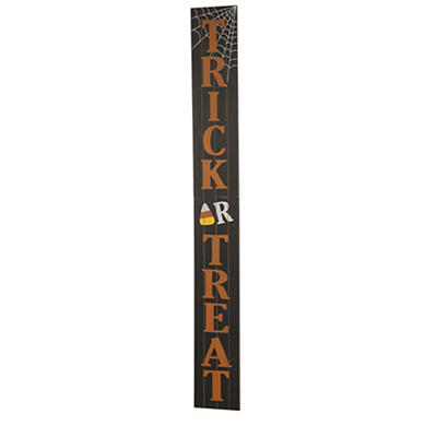 TRICK OR TREAT WOOD PORCH SIGN