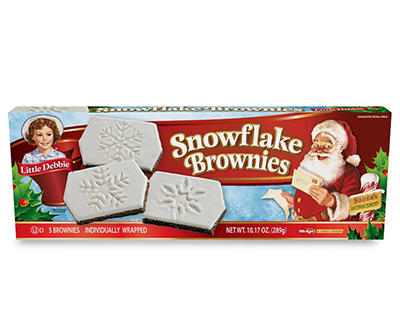 Snowflake Brownies, 5-Pack