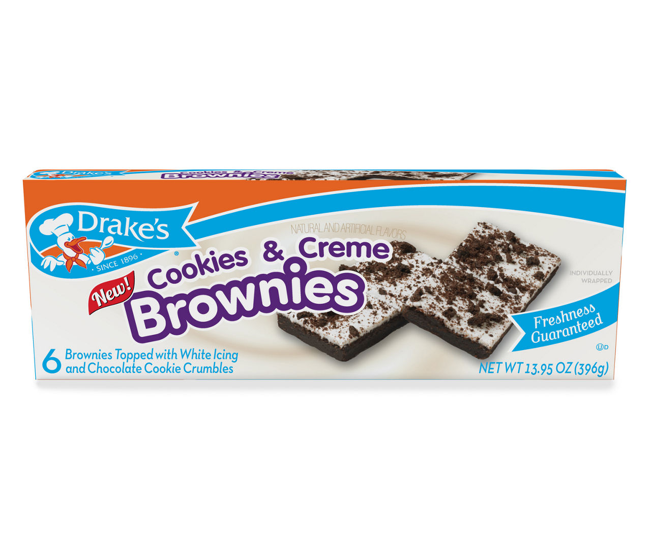 Drake's Cookies & Creme Brownies, 6 Pack Big Lots