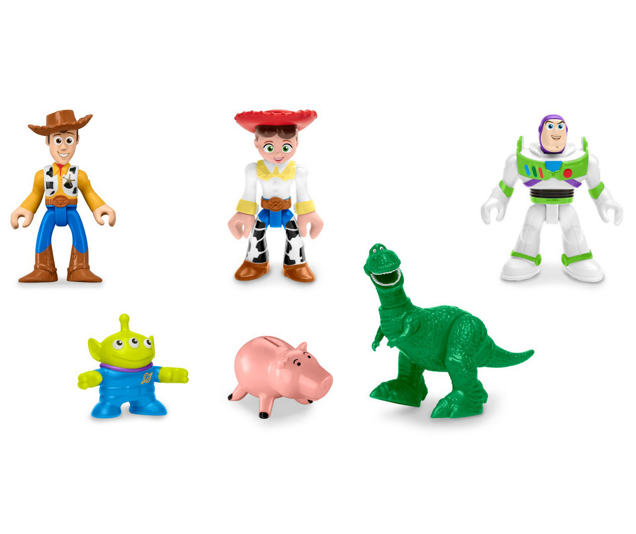 Disney Collection Toy Story 5-Pc. Figurine Playset Toy Story Buzz Lightyear  Woody Toy Playset