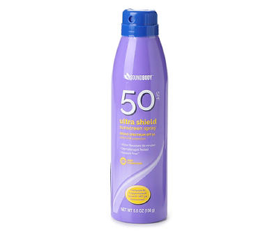 Ultra Shield SPF 50 Sunscreen Spray, 5 Oz.