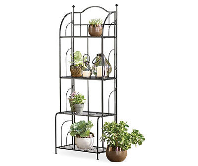 4 TIER BAKERS RACK PLANT STAND