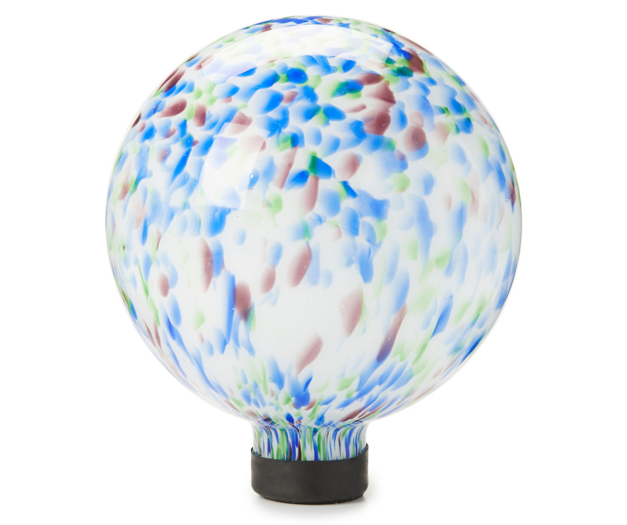 Wilson & Fisher MultiColor Spotted Glass Gazing Ball with Stand Big Lots