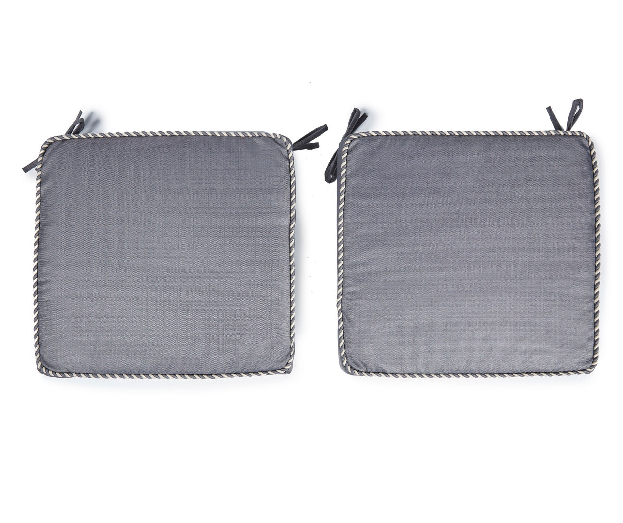 Gray 2-Piece Outdoor Seat Cushion Set