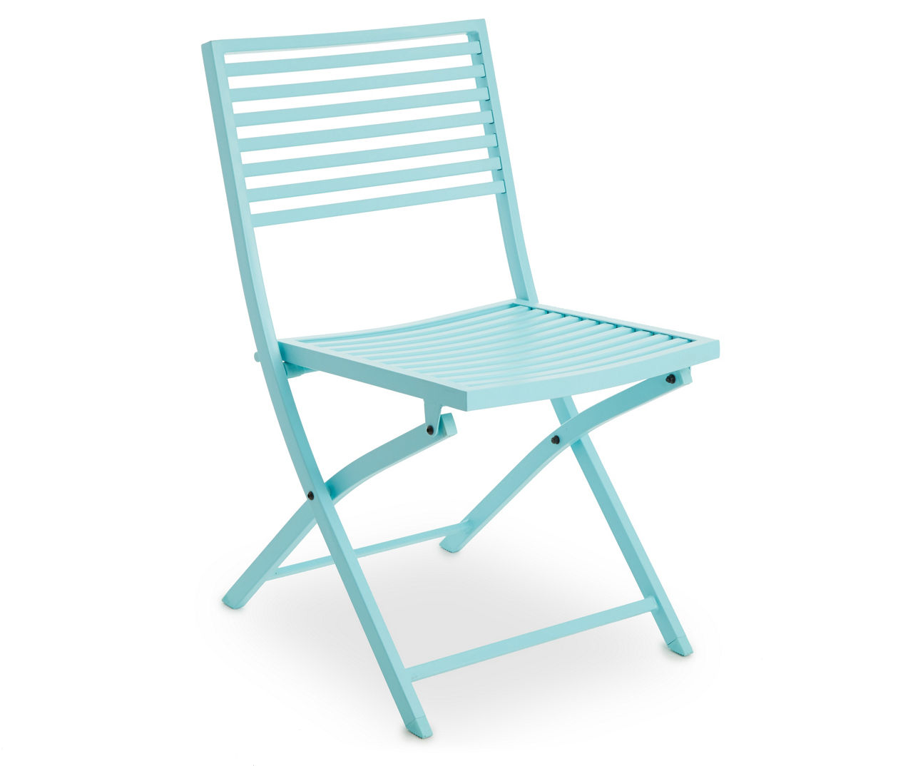 Wilson & Fisher Aqua Slat Steel Folding Patio Chair | Big Lots