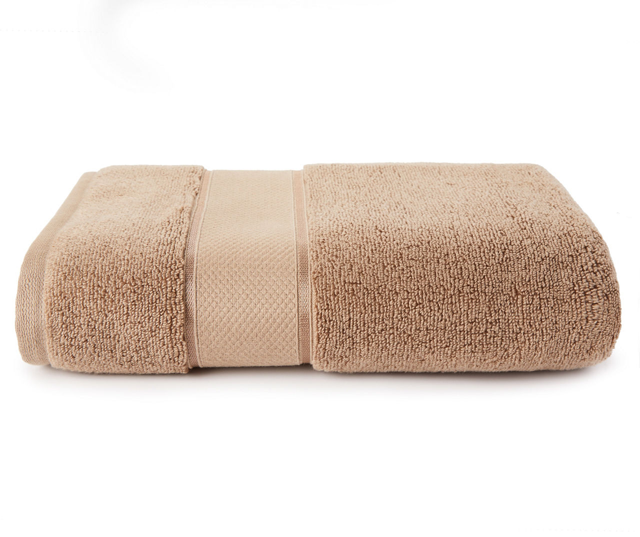 Plush Light Beige Bath Towel