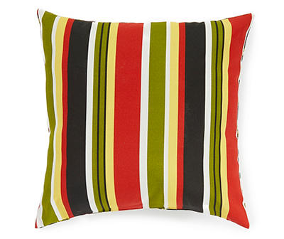 Capulet Tropical & Stripe Reversible Outdoor Throw Pillow