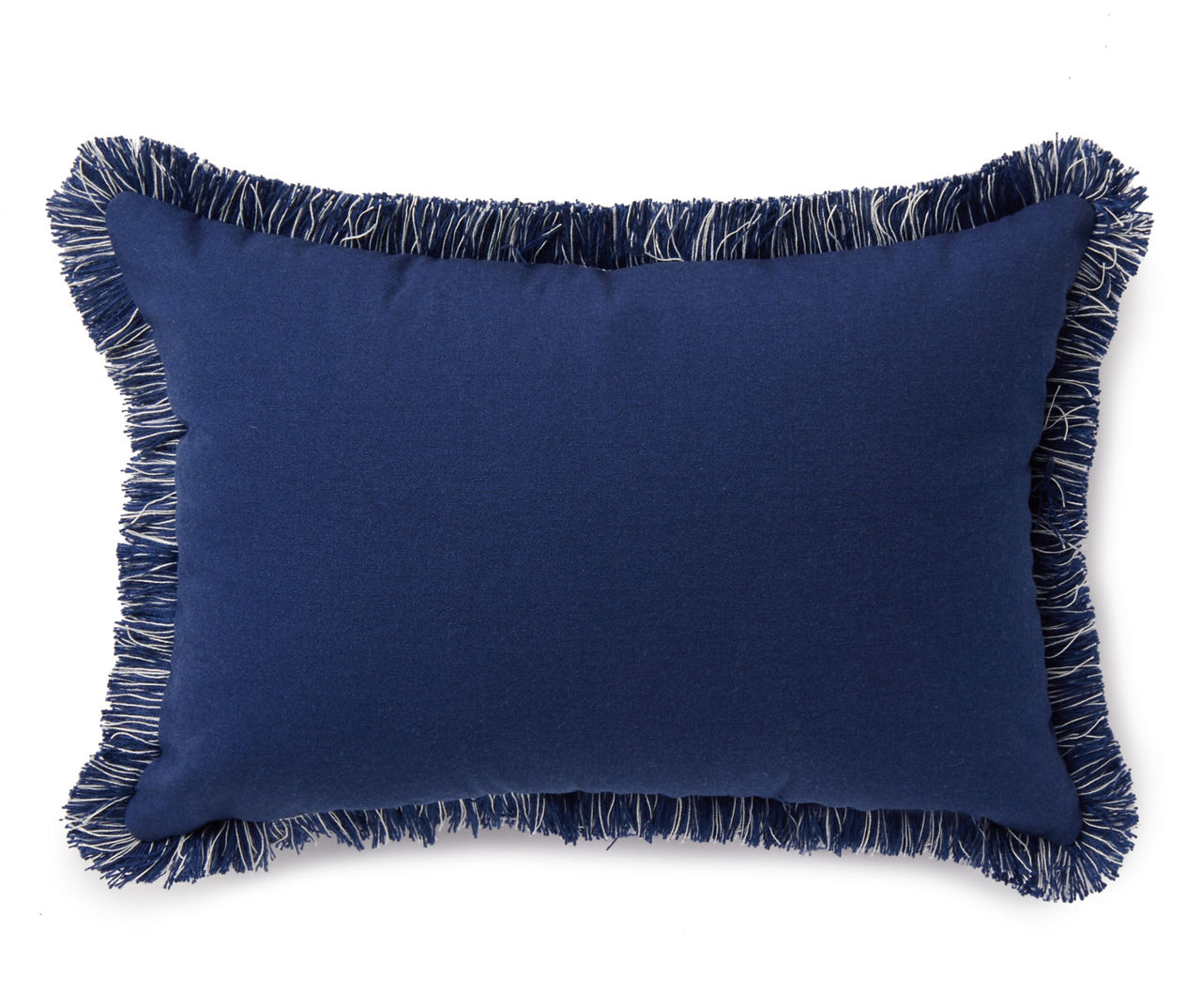 Navy blue hotsell outdoor lumbar pillow