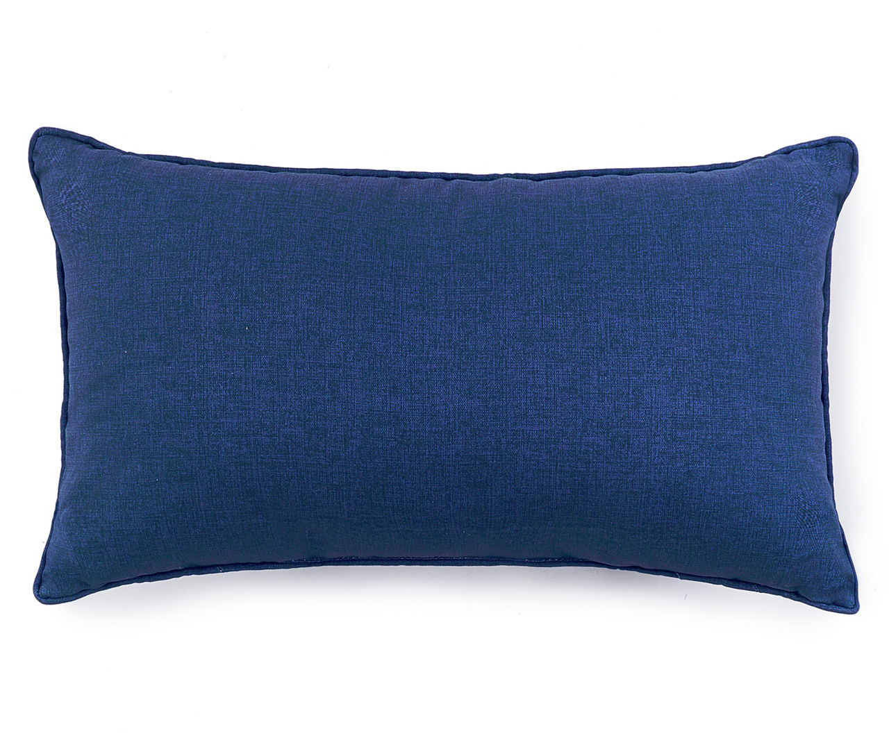 Arbor Navy Blue Outdoor Lumbar Throw Pillow