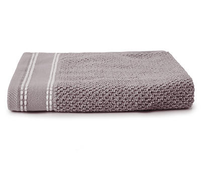 Gray Jacquard Hand Towel