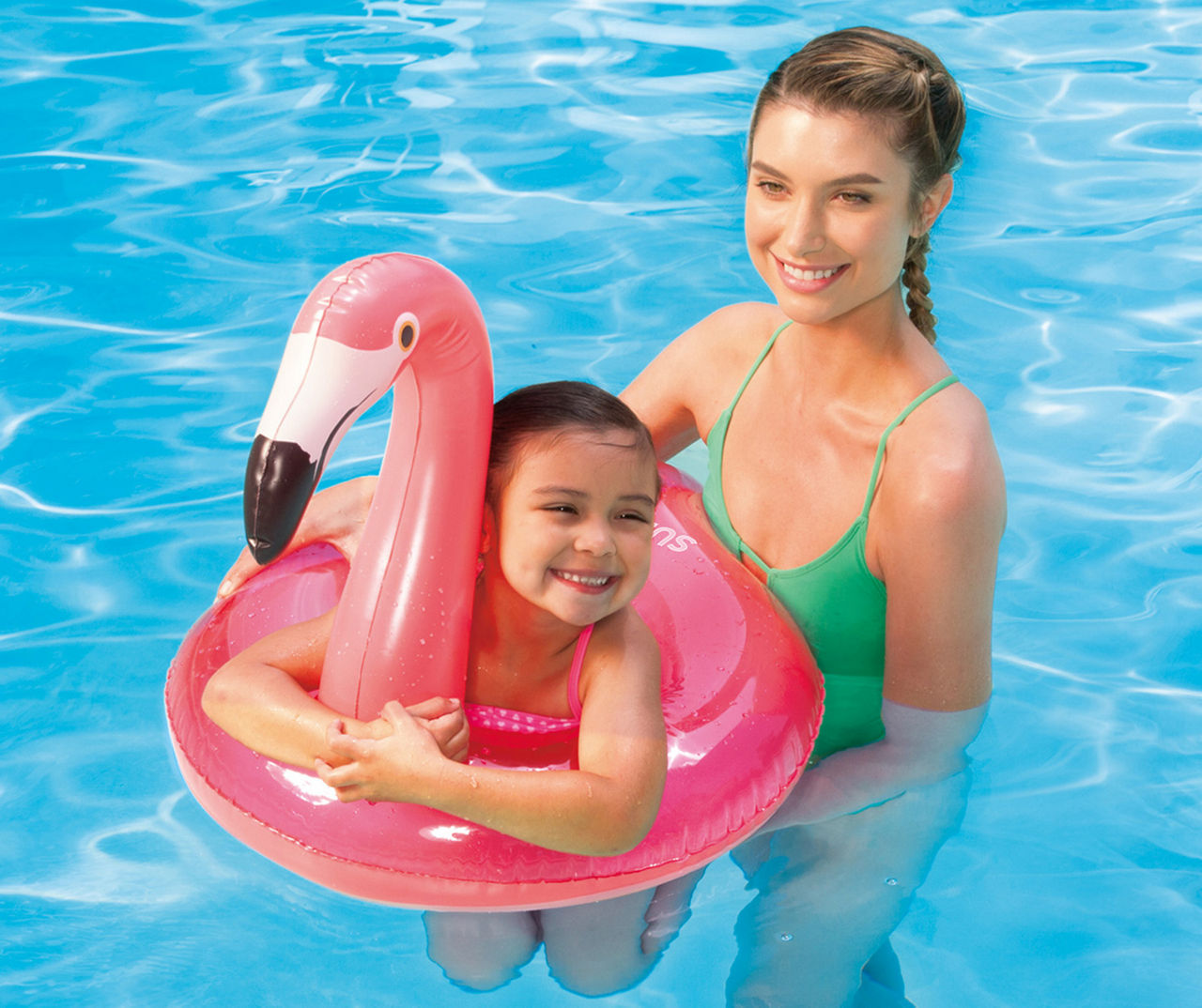 Inflatable 2024 flamingo ring