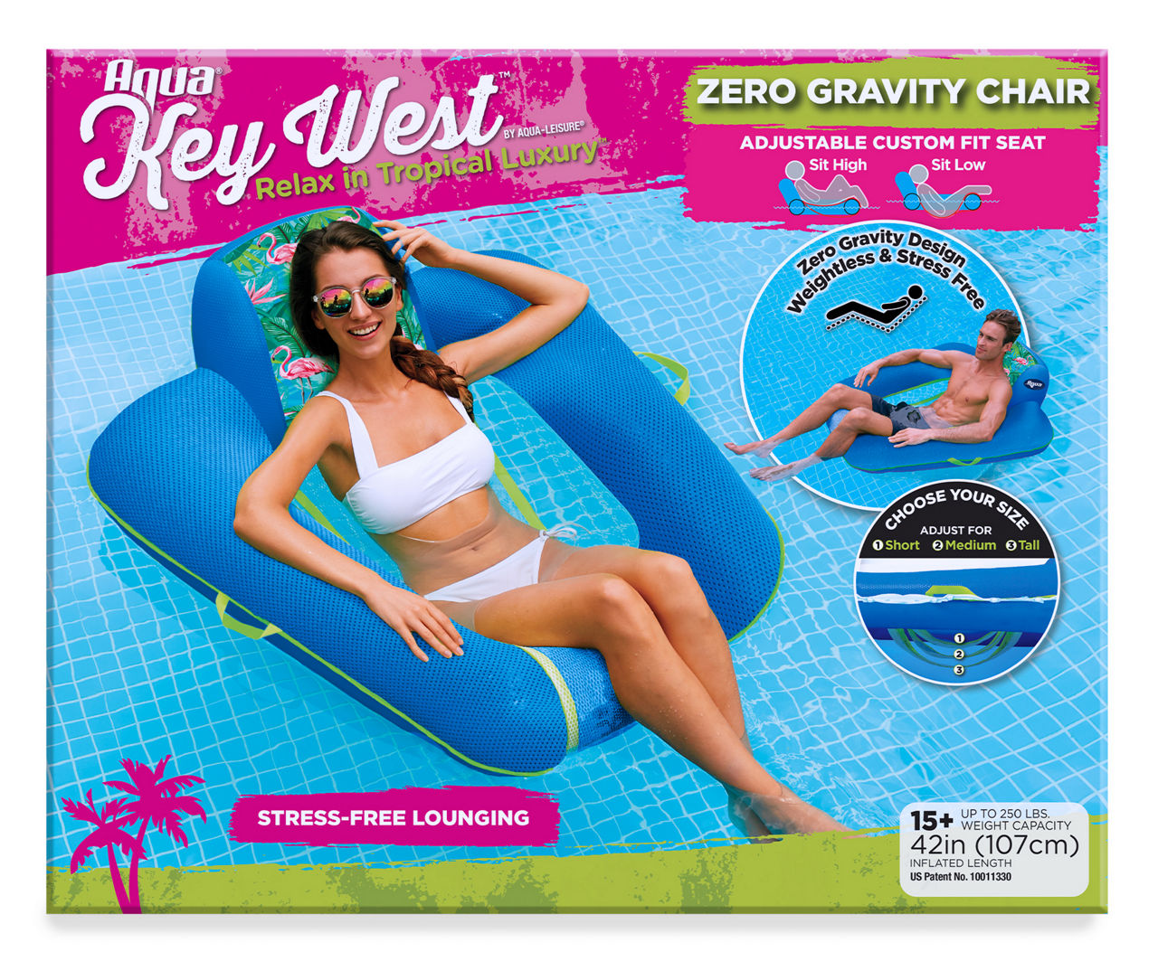 Aqua zero gravity online pool chair