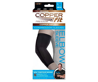 Copper Fit Unisex Large Compression Elbow Sleeve