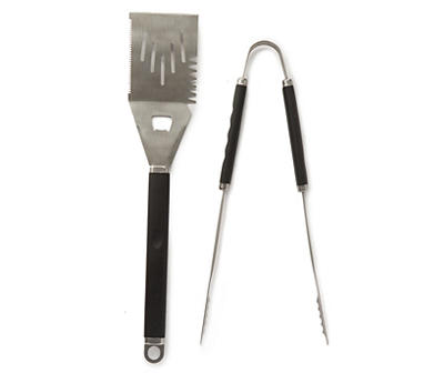 Stainless Steel 2-Piece Grill Tool Set