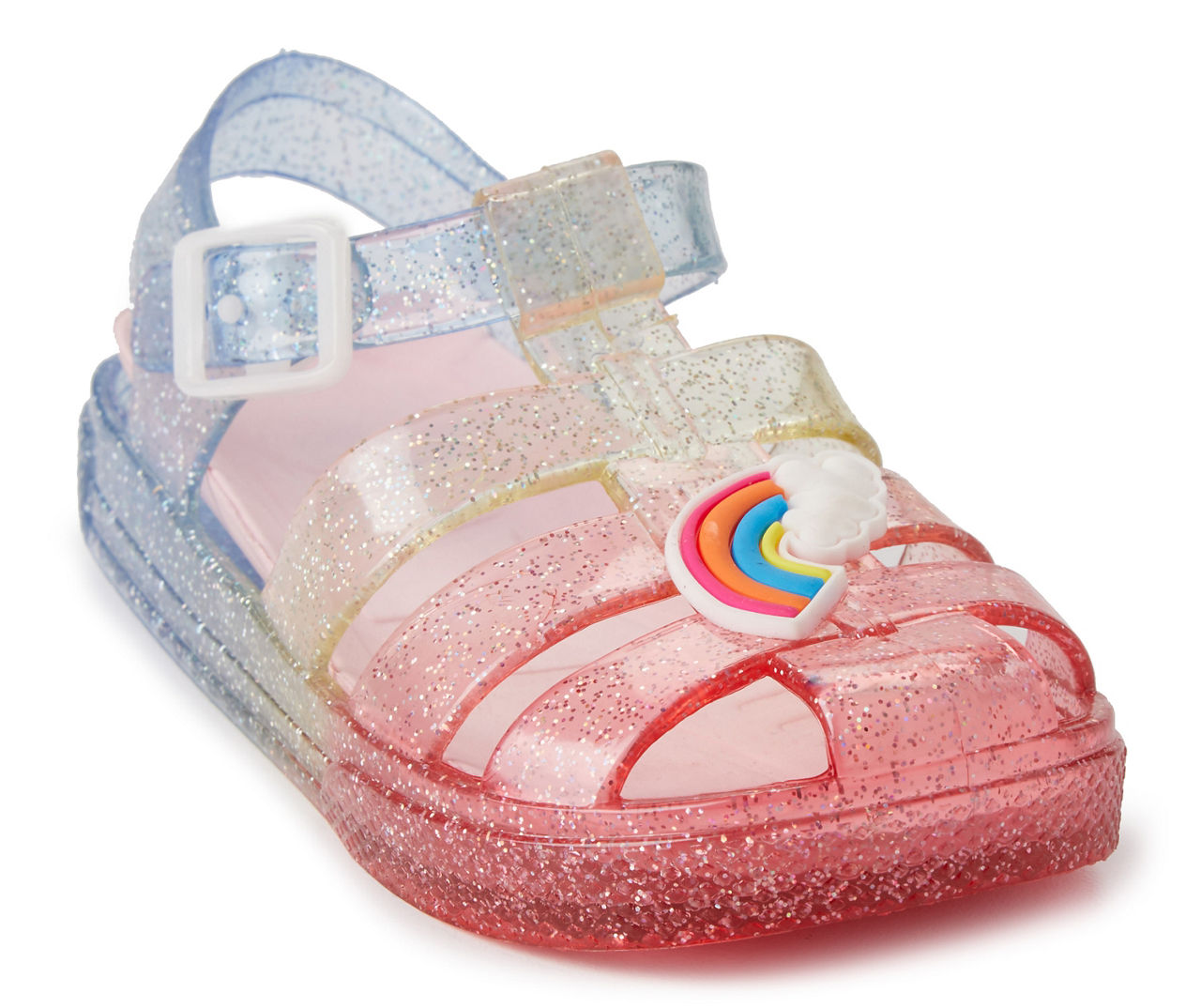 Colorful jelly sandals online