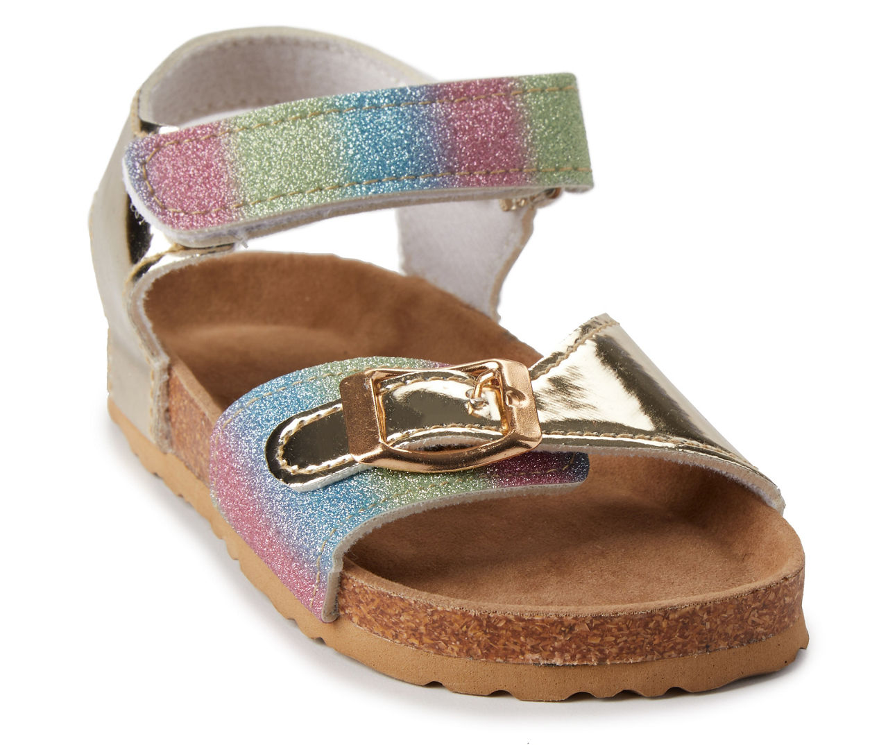 Rainbow discount glitter sandals