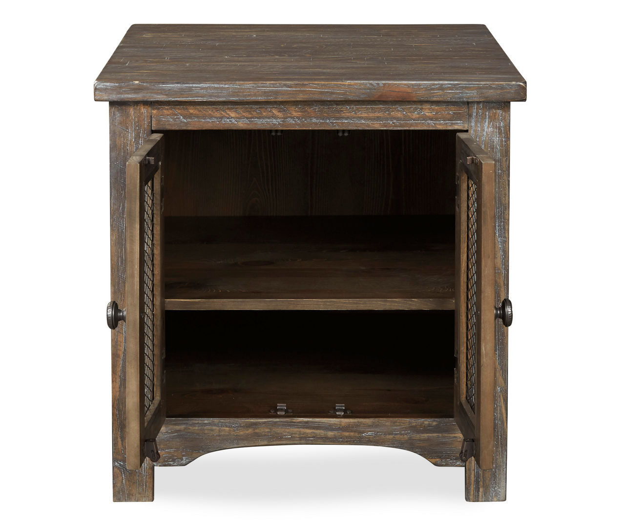 Signature Design By Ashley Danell Ridge Brown 2-Door End Table | Big Lots