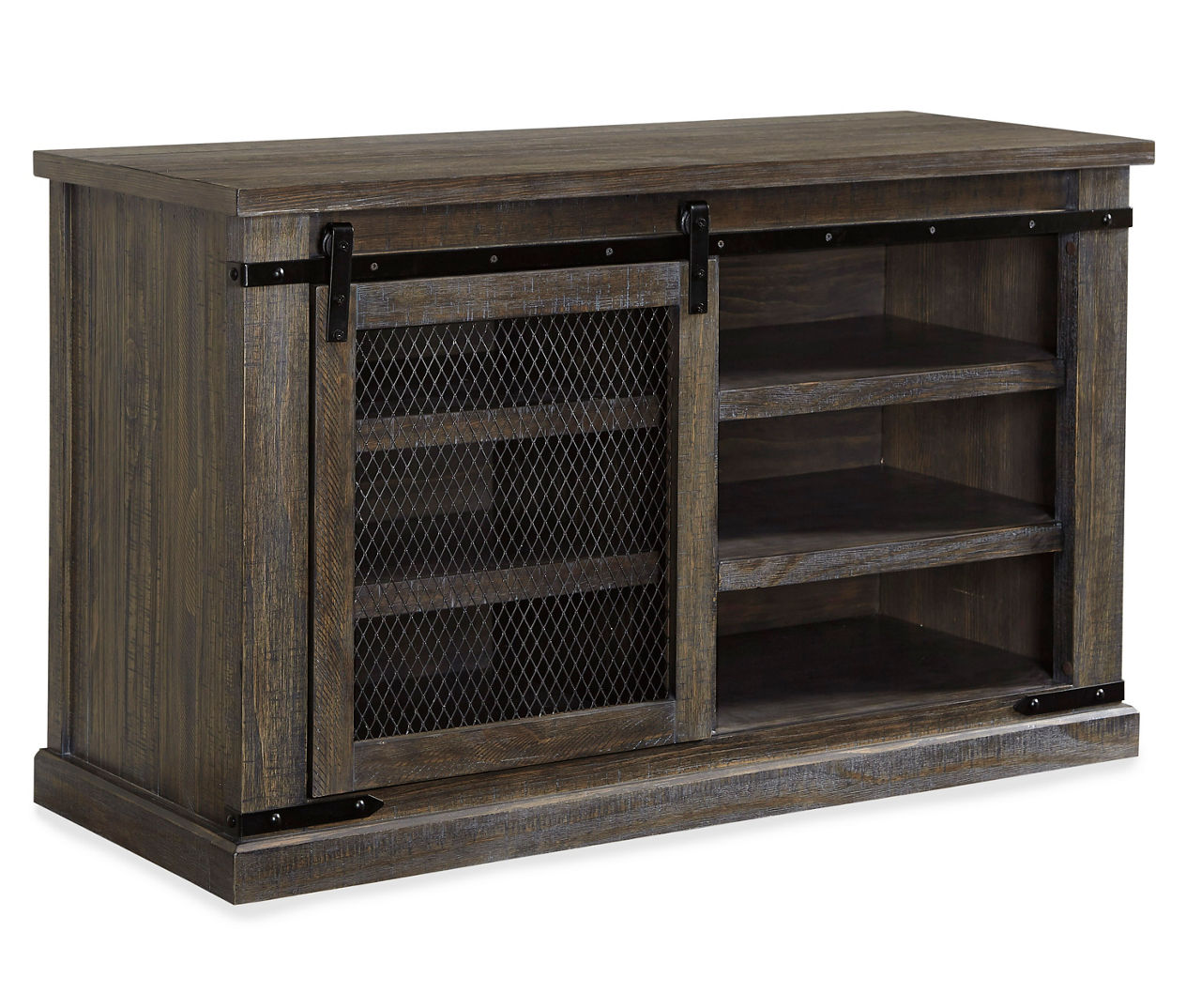 Big lots rustic barn deals door tv stand