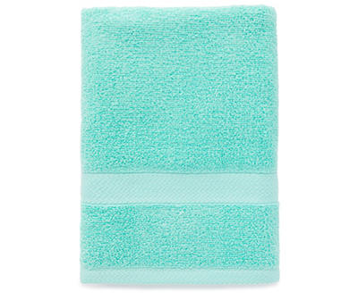 Beveled Glass Blue Bath Towel
