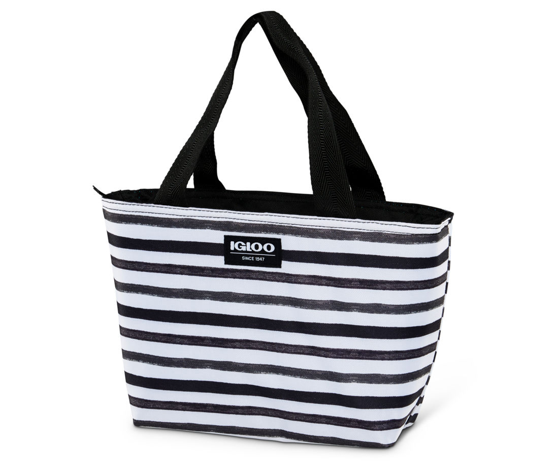 Igloo Leftover Tote 9 Black and White Cooler, Size: Small