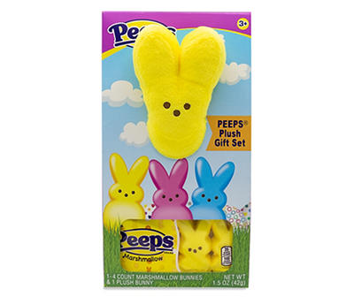 Yellow Bunny Plush & Candy Gift Set