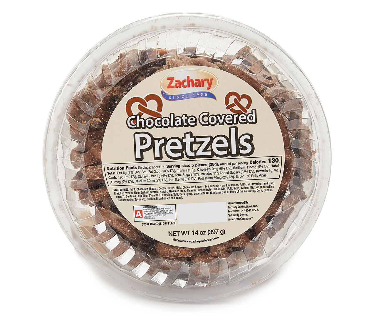 Zachary Chocolate Covered Pretzels, 14 Oz. Big Lots