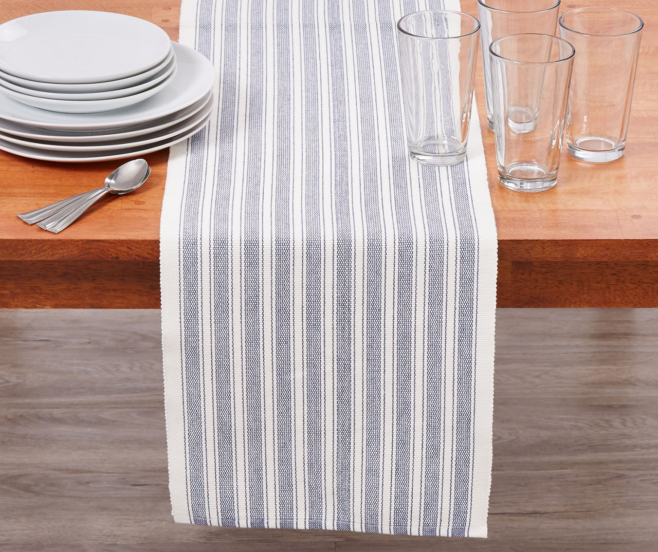 Blue Stripe Table Runner Big Lots