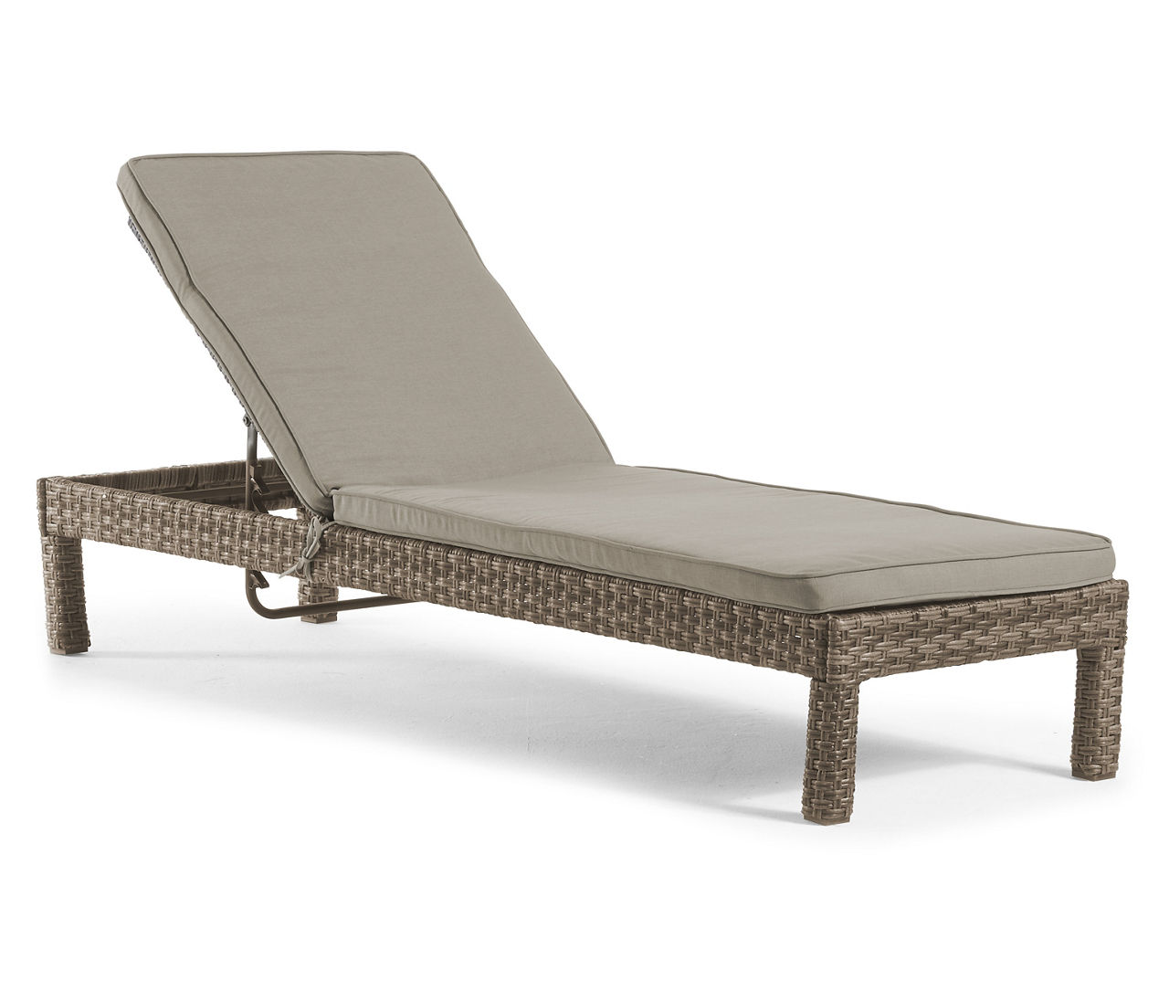 Broyhill Eagle Brooke Tan Wicker Cushioned Chaise Lounger Big Lots