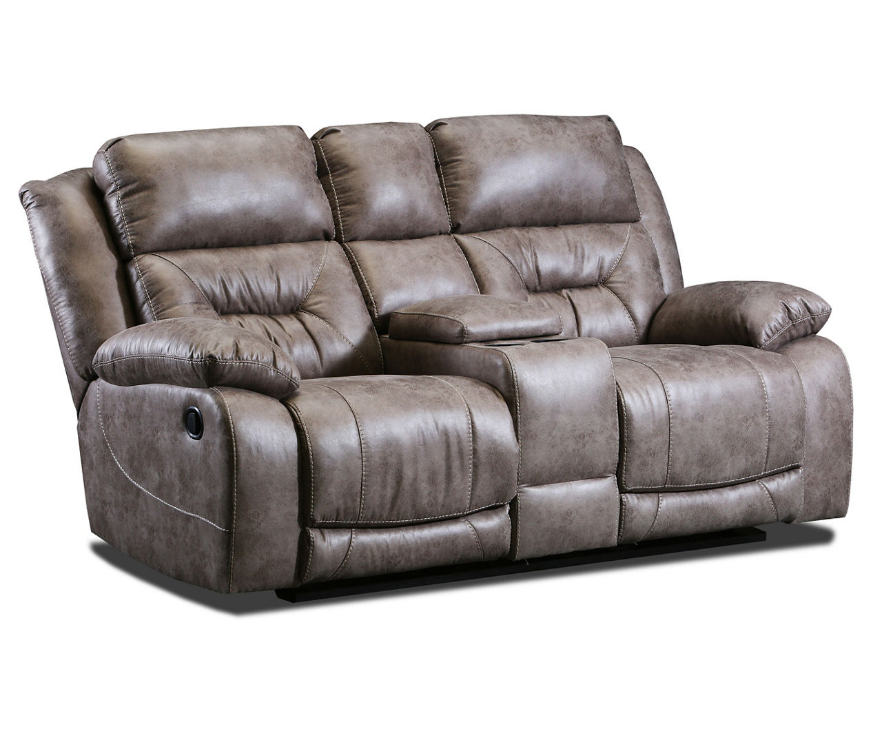 Nashville Reclining Console Loveseat