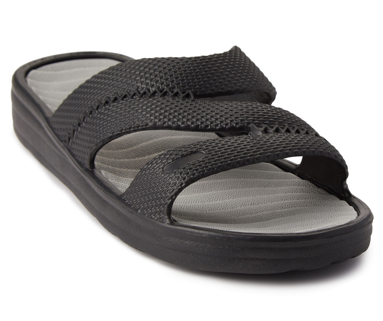 Men's Black Multi-Strap Athletic Slide Sandals | Big Lots