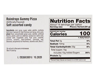 Large Candy Pizza, 15.34 Oz.
