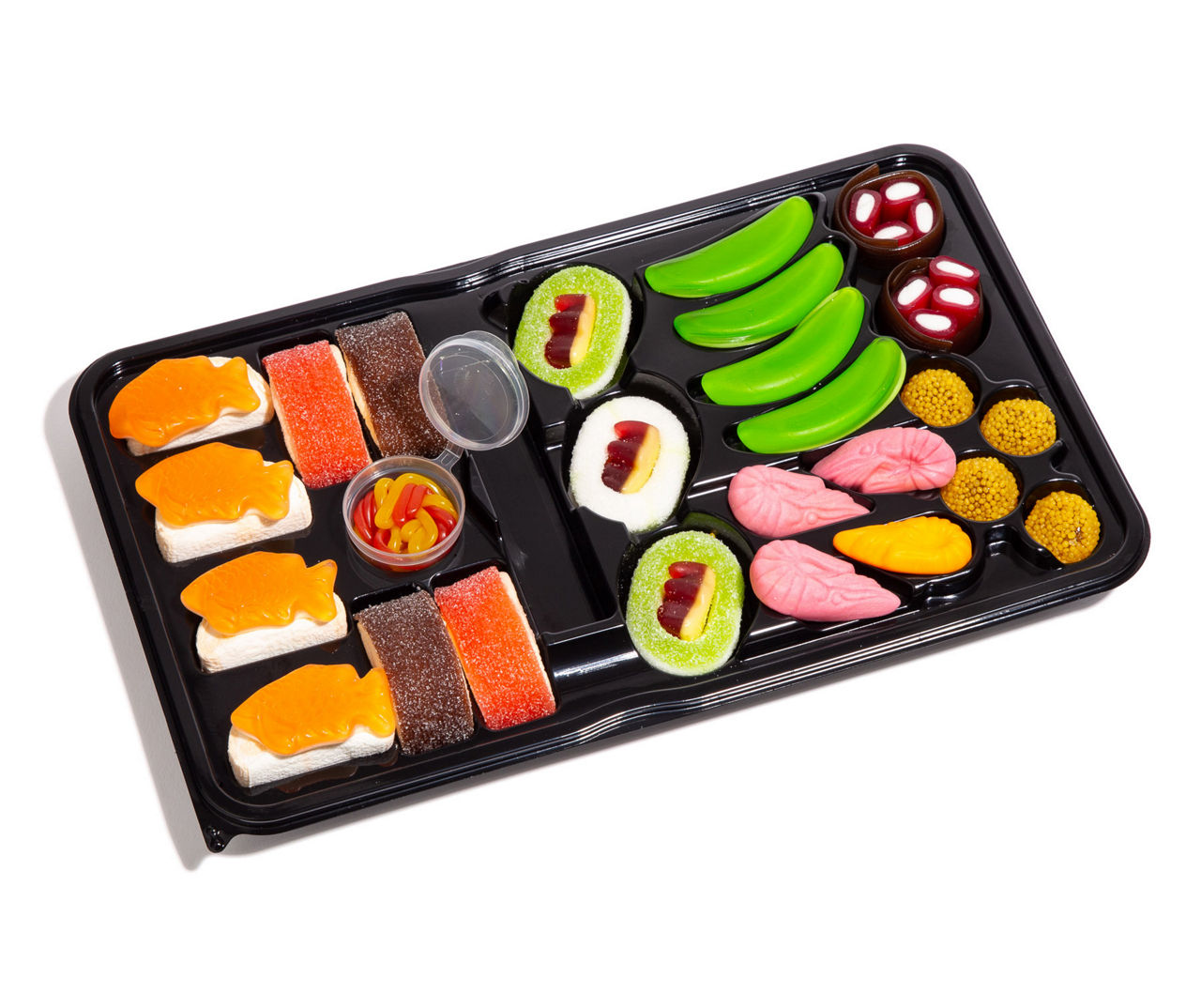 Candy Sushi A Tray of Colorful Candy Shaped Like Sushi. Small (9 Pc)