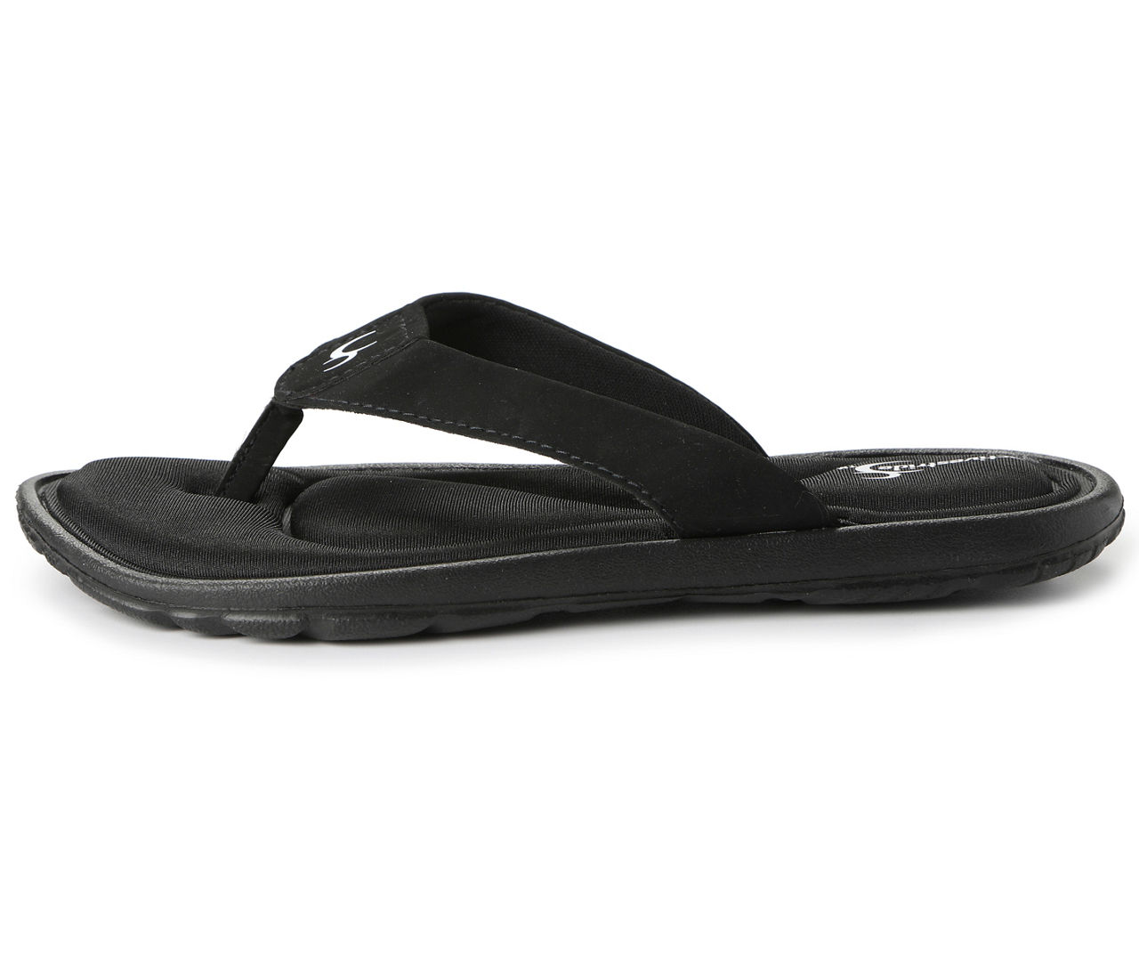 Women's Black Foam Flip-Flops, XXL | Big