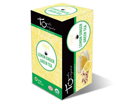 Digestion Lemon Ginger Green Tea, 20-Count