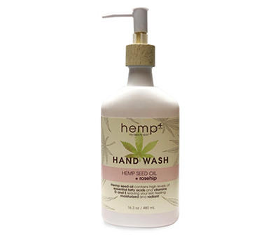Hemp & Rosehip Oil Hand Wash, 16.3 Oz.