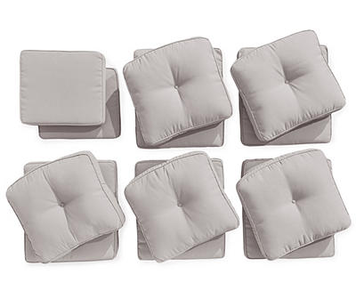 GREY 12 PC REPLACEMENT CUSHION SET