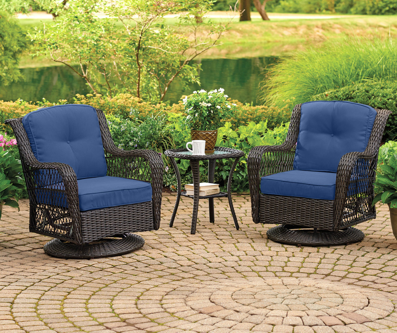 Outdoor glider cushion discount set