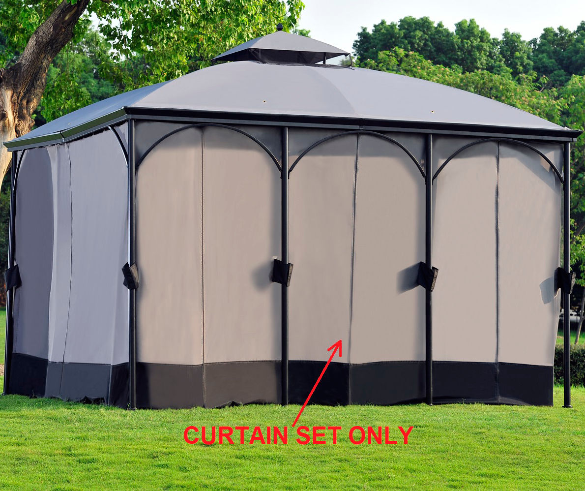 Somerset Gazebo Replacement Curtain Set