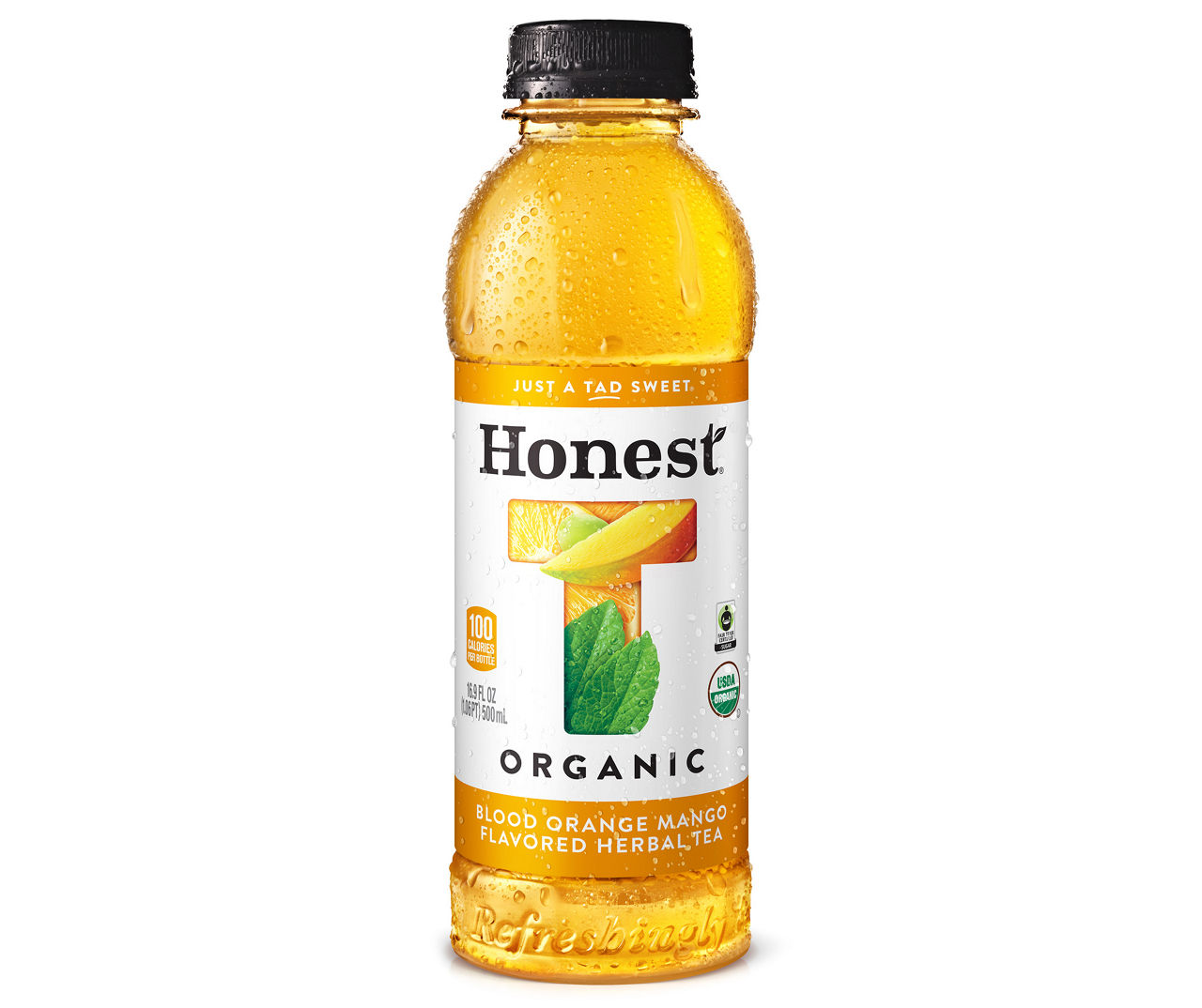 Honest Tea Honest Organic Blood Orange Mango Flavor Herbal Tea 16.9 fl ...