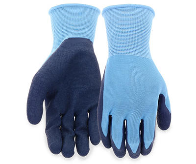 Blue Latex Coated Gloves
