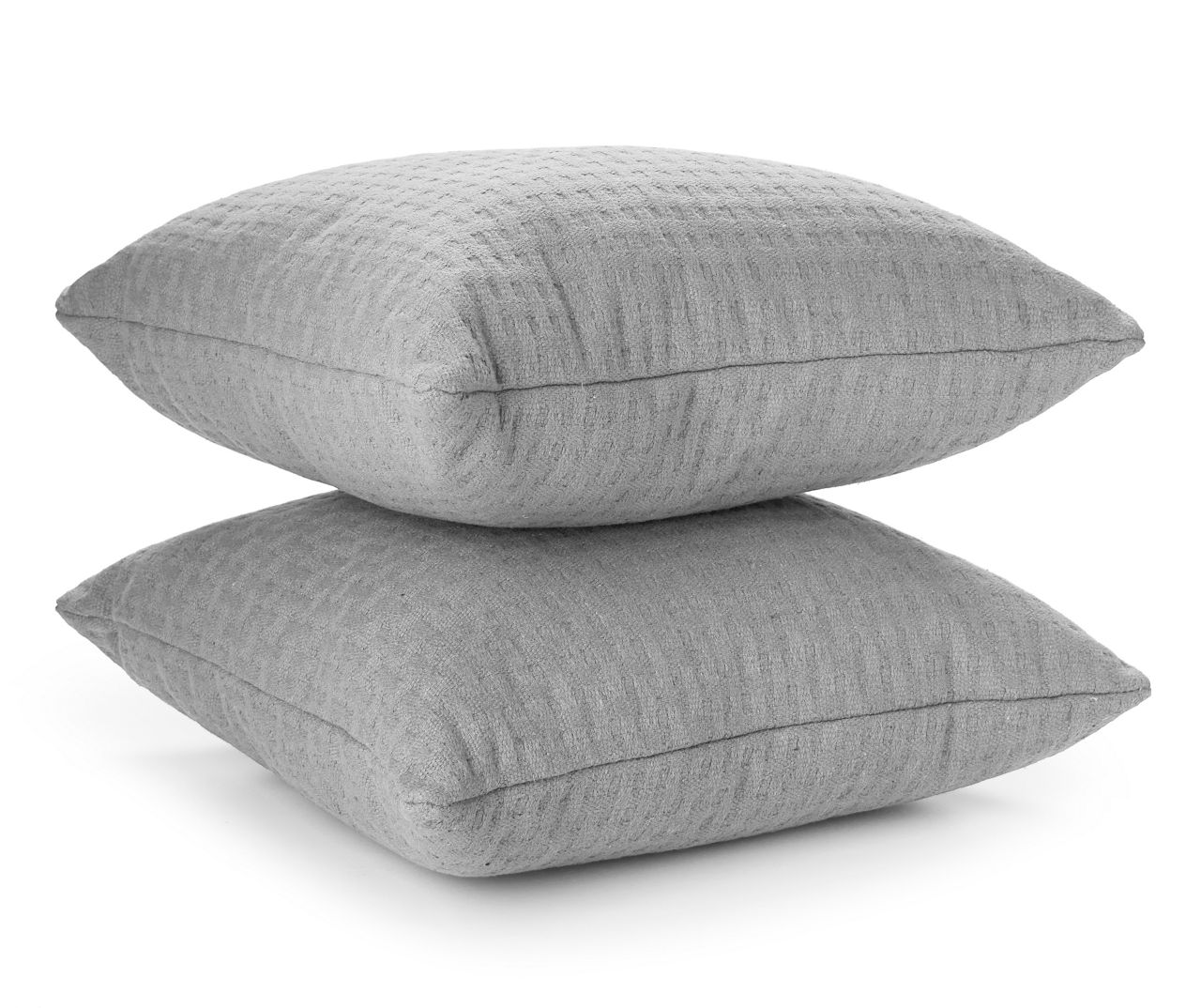 Broyhill Gray Textured Throw Pillows, 2-Pack