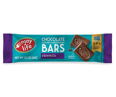 Enjoy Life Chocolate Bars, Ricemilk Dairy Free Chocolate Flavored Confectionary Bars, 1.12 oz Bar