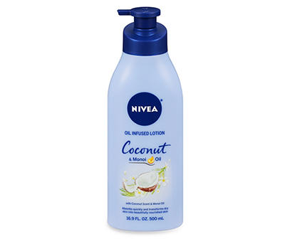 NIVEA Coconut & Monoi Oil Infused Lotion 16.9 fl. oz. Pump Bottle