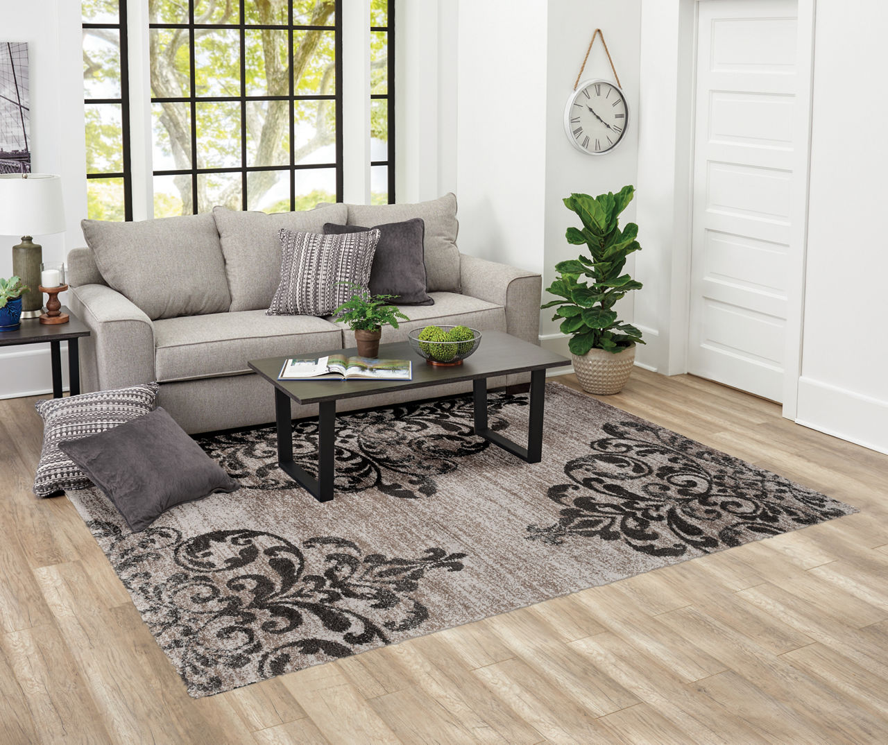 Broyhill Broyhill Structures Korden Damask Area Rug Big Lots   810461432 3