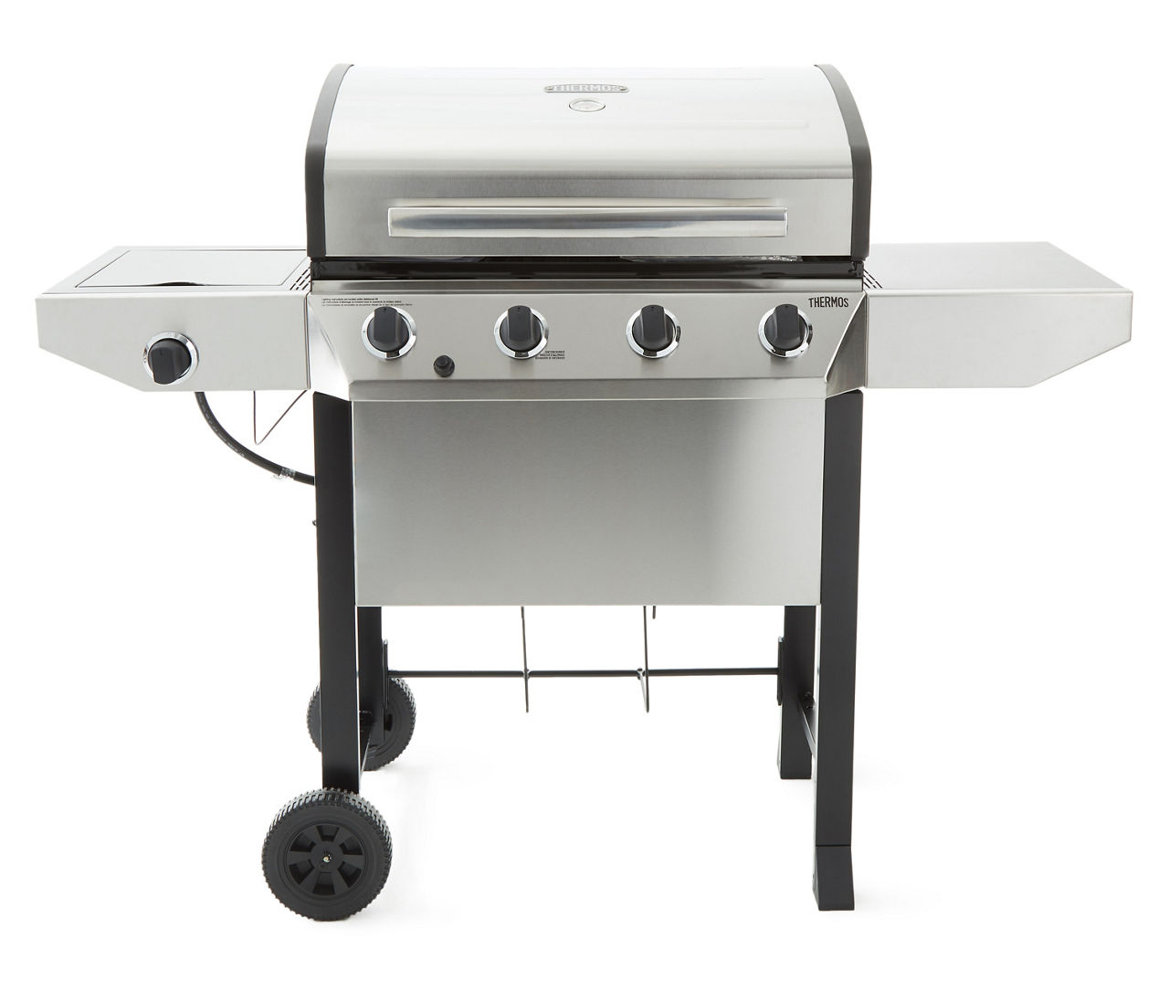 Thermos 4 Burner 48 000 BTU Stainless Steel Gas Grill with Side Burner Big Lots