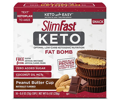 Peanut Butter Cup Keto Fat Bombs, 14-Count