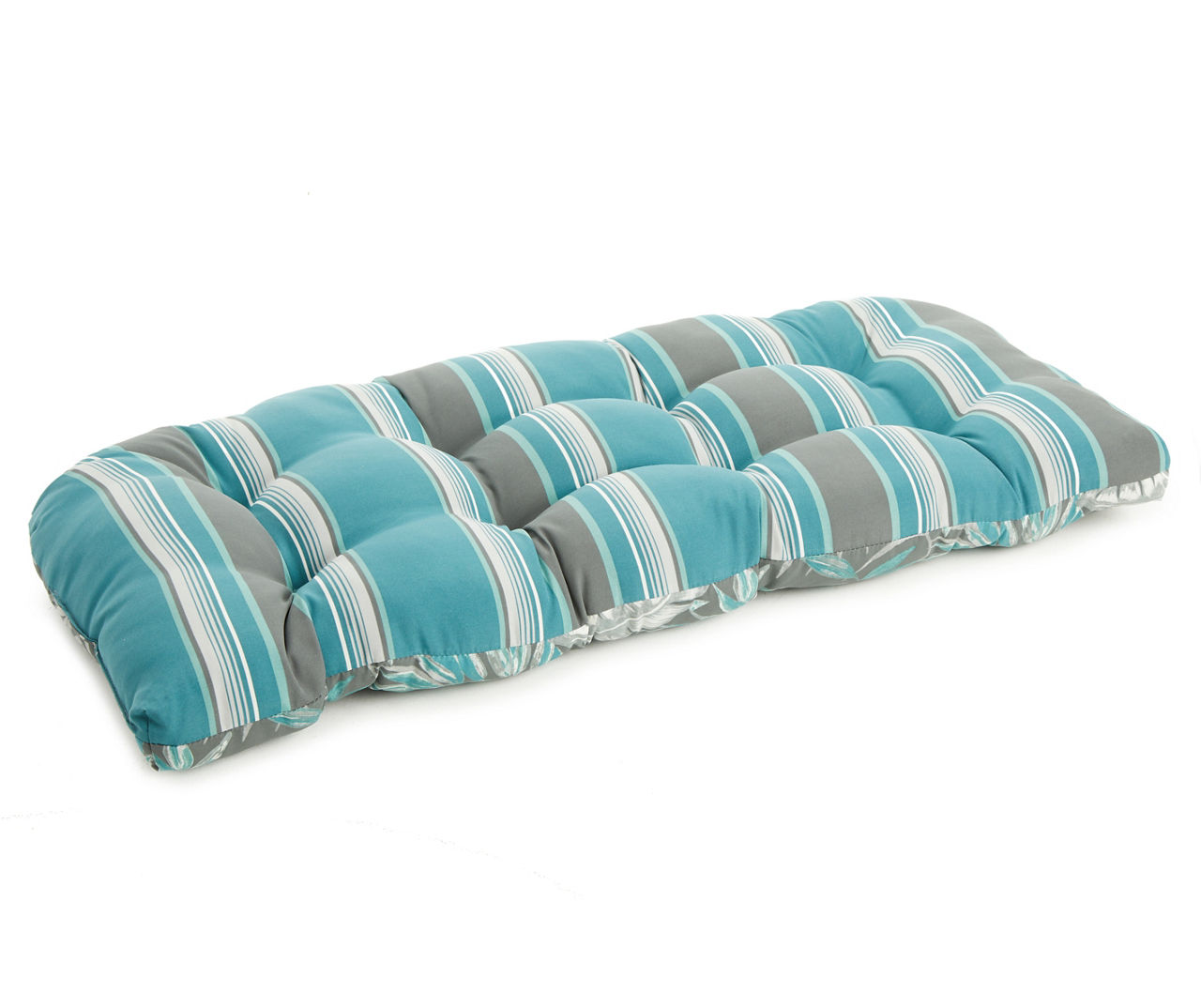 Grayson botanical & stripe reversible outdoor chair cushion new arrivals