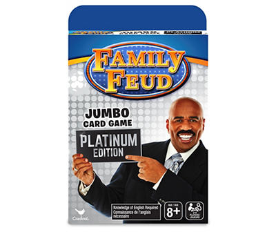 Family Feud Platinum Edition Jumbo Card Game