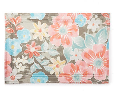 Wyndham Graceful Floral Indoor/Outdoor Doormat, (24
