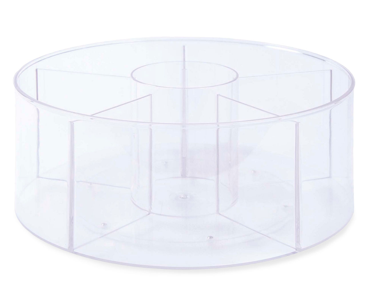 Kenney - Clear 5-Compartment Rotating Countertop Organizer